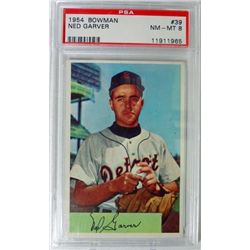 1954 Bowman #39 Ned Garver PSA 8 NMMT