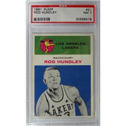 1961 Fleer Basketball #21 Rod Hundley PSA NM7