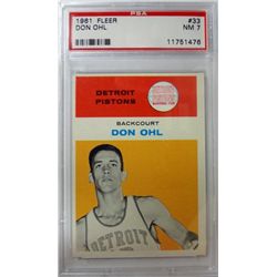 1961 Fleer Basketball #33 Don Ohl PSA NM7 ROOKIE