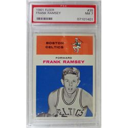 1961 Fleer Basketball #35 Frank Ramsey PSA NM7