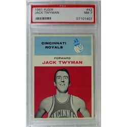 1961 Fleer Basketball #42 Jack Twyman PSA NM7