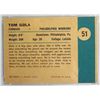 Image 2 : 1961 Fleer Basketball #51 Tom Gola in action PSA NM7