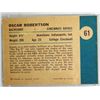 Image 2 : 1961 Fleer Basketball #61 Oscar Robertson in action PSA NM7