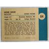 Image 2 : 1961 Fleer Basketball #64 Gene Shue in action PSA NM7