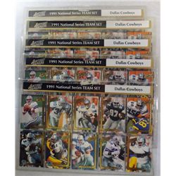 Group of 4   1991 Action Packed National Series Cowboys Team Sets