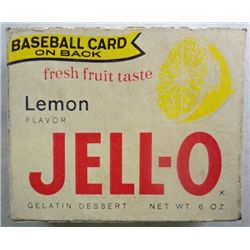 1963 Unopened Jello Box with Bob Gibson No. 166