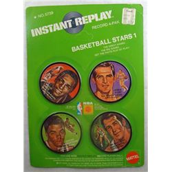 1971 Unopened Mattel Basketball Stars #1 Instant Replay Discs.