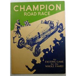 Unused, NMT 1935 Champion Auto Race Board Game.