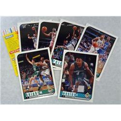 6 Upper Deck Choice "Hologram" Basketball Cards"