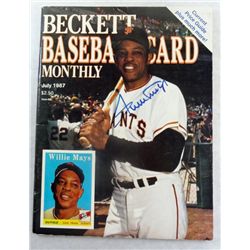 Willie Mays Autograph on Beckett Baseball Price Guide