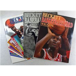 3 Beckett Price Guides   JORDAN / JACKSON / SHAQ