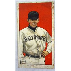 T206 tobacco cardSam Strang Baltimore EX lite cr UR colorful  dirty grades VG/EX