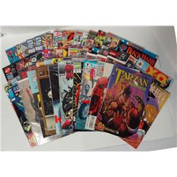 50- 1990's Comic Book Lot, Tarzan the Warrior, Namor the Sub-Mariner, Dead-Pool