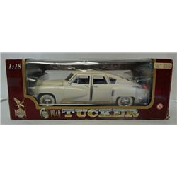 ROAD LEGENDS 1948 TUCKER, 1:18 SCALE, DIE CAST METAL CAR (in original box)