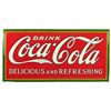 Image 1 : Coca Cola Porcelain Soda Fountain Sign
