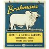 Image 1 : American Brahman's Assoc. Porcelain Ranch Sign