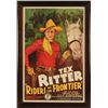 Image 1 : Tex Ritter "Riders of the Frontier" Movie Poster