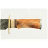 Image 8 : Custom Damascus Bowie Knife Camel Bone Handle