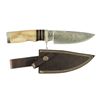 Image 1 : Damascus Box Handle Custom Knife
