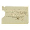 Image 1 : Col. James Fannin Signed Post Script Document