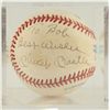 Image 1 : Mickey Mantle Autographed Baseball
