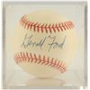 Image 1 : Gerald Ford Autographed Baseball