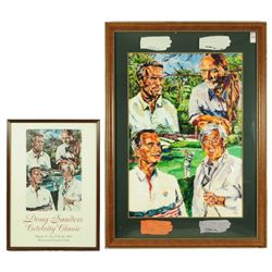 Signed Willie Nelson & Clint Eastwood Golf Gloves