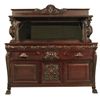 Image 1 : Antique Mahogany Buffet Sideboard With Mirror