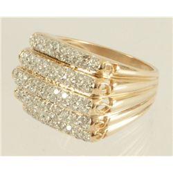 14kt Yellow Gold & Diamond Ring