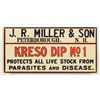 Image 1 : Kreso Dip No. 1 Tin Advertising Sign