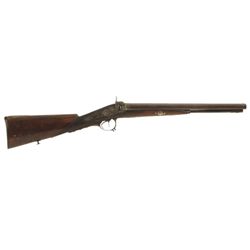 Percussion Double Barrel Coach Gun 16 Gauge