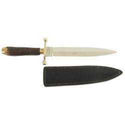 Sheffield Double Edged Dagger With Sheath
