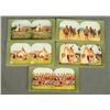 Image 1 : 5 Antique Indian Stereo Viewer Cards
