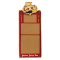 Falstaff Beer Advertising License Frame