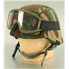 Image 2 : PASGT Kevlar Army Combat Helmet & Goggles