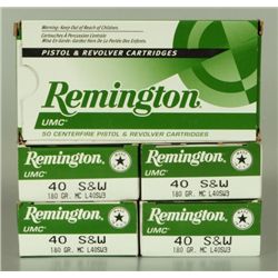 250 Rounds Remington .40 S&W Ammo