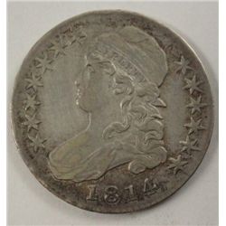 1814 BUST HALF DOLLAR XF