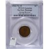 Image 1 : 1922 NO D LINCOLN ONE CENT PCGS GENUINE, T-2 REV., MARKS ON FACE, GRADES VF-XF