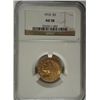 Image 1 : 1910 $5 INDIAN GOLD NGC AU-58