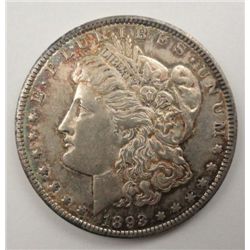 1893-O MORGAN DOLLAR AU/BU VERY CLOSE TO BU WITH NICE LUSTER AND BEAUTIFUL COLOR