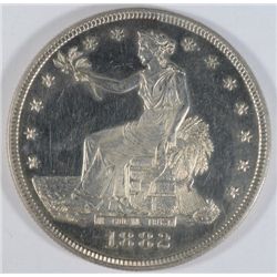 1882 TRADE DOLLAR PROOF 62, RARE, 1097 MINTED