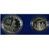 Image 2 : 1986 LIBERTY 2 COIN COMMEMORATIVE PROOF SET WITH SILVER DOLLAR AND CLAD HALF