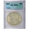Image 1 : 1921 MORGAN DOLLAR ICG MS63