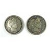 Image 1 : BARBER DIMES: 1900-O FINE, 1916 GOOD