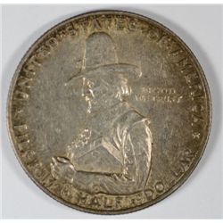 1920 PILGRIM HALF DOLLAR AU