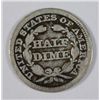 Image 2 : 1848 HALF DIME VG