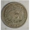 Image 2 : 1853 ARROWS - RAYS SEATED HALF DOLLAR XF++