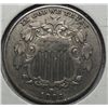 Image 1 : 1883 SHIELD NICKEL ORIGINAL AU