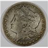 Image 1 : 1892-CC MORGAN DOLLAR F-VF KEY COIN