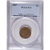 Image 1 : 1867 INDIAN CENT PCGS F-VF 15